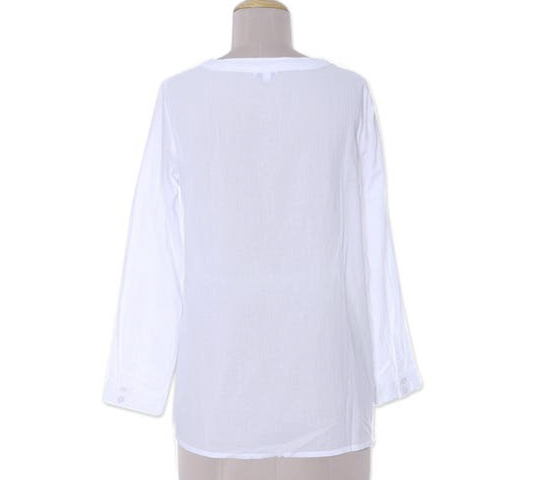 Классическая белая блузка