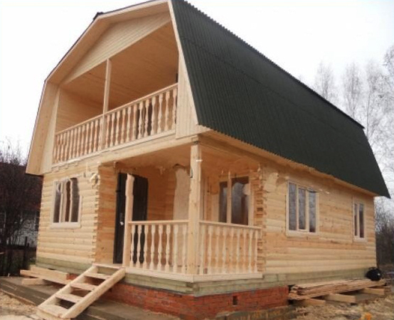Новый деревянный дом