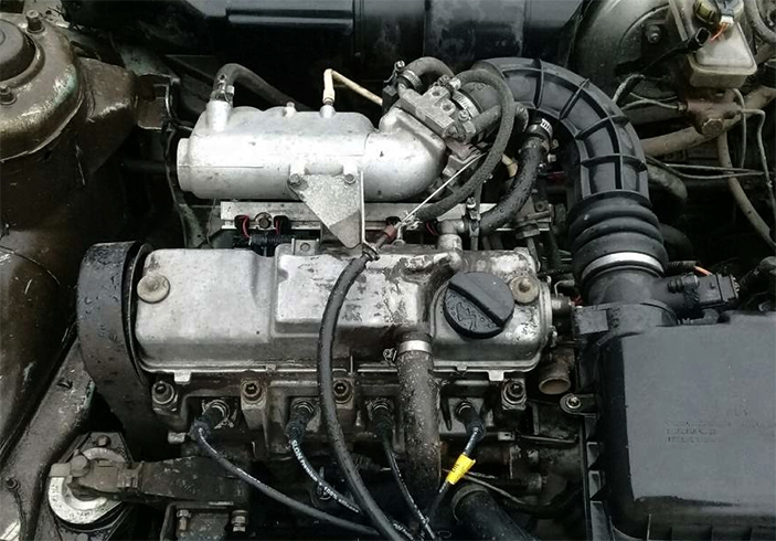 Двигатель после установки
