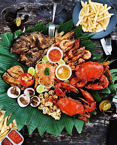 Морская еда на Бали