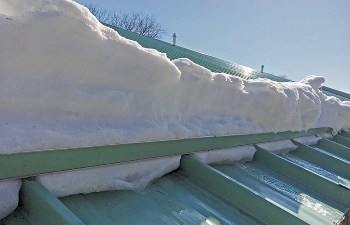 Снегозадержатели на крыше